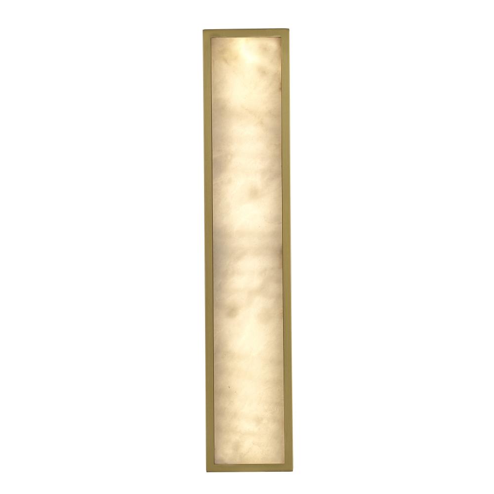 24' ALABASTER SQUARE SCONCE-AG